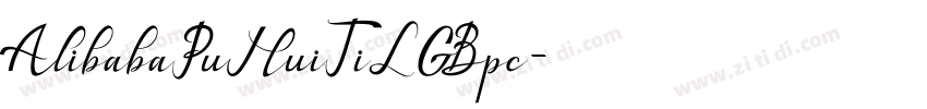AlibabaPuHuiTiL GBpc字体转换